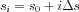 $s_{i}=s_{0}+i\Delta s