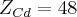 Z_{Cd}=48