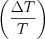 $\left(\frac{\Delta T}{T}\right)