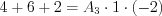 $4+6+2 = A_{3}\cdot 1\cdot (-2)