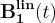 $\mathbf{B^{lin}_1}(t)$